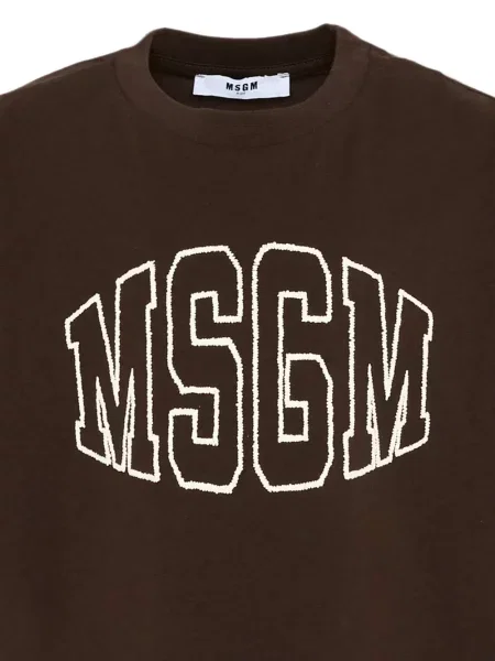 Koszulka dziecięca Msgm brązowa