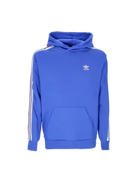 Bluza z kapturem Adidas z kapturem niebieska