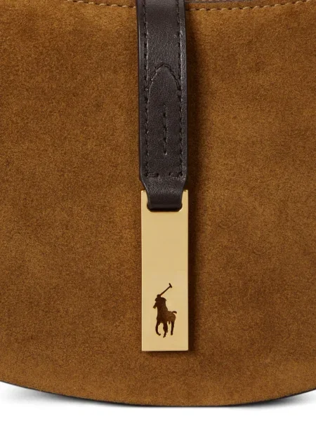 Chiloți Polo Ralph Lauren din țesătură twill cu autograf cu glugă albastru