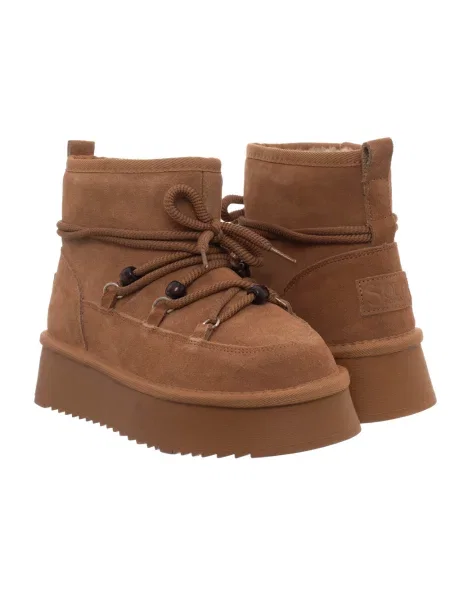 Botine chelsea Solo Soprani Couture maro