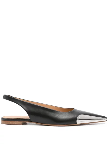 Кожени балеринки Off-white бяло