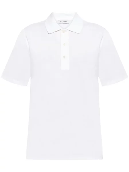 Polo Lanvin alb