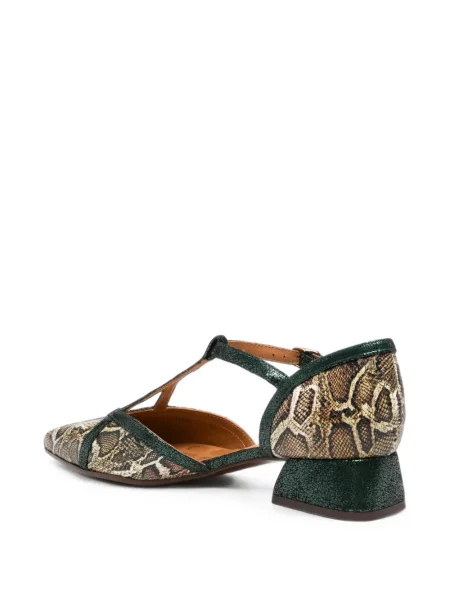 Pantofi cu toc Chie Mihara din piele cu imagine cu model piele de șarpe