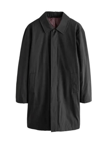 Next Palton de primăvară-toamnă negru