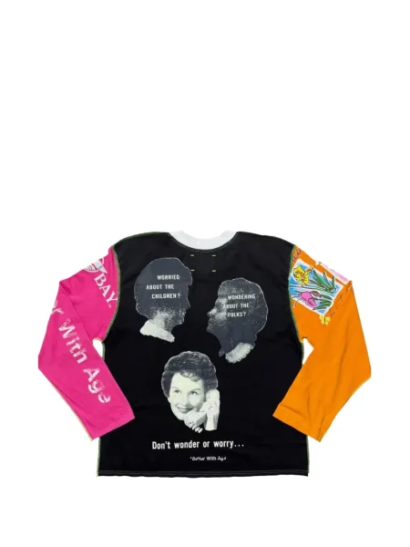 Lung tricou Better With Age cu imagine negru