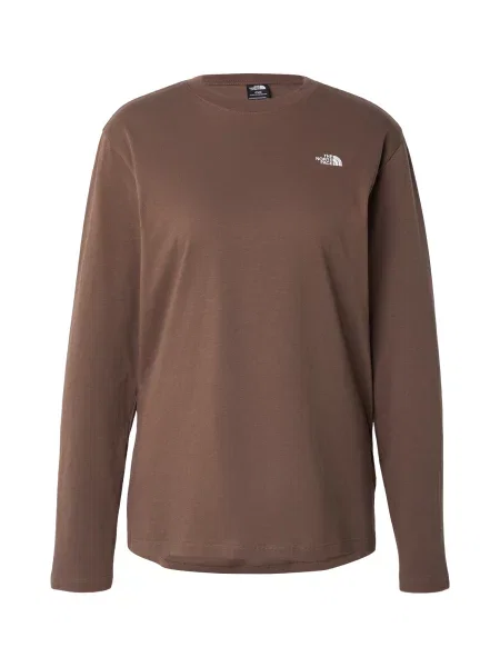 THE NORTH FACE Tricou ESSENTIAL SIMPLE DOME deschis maro