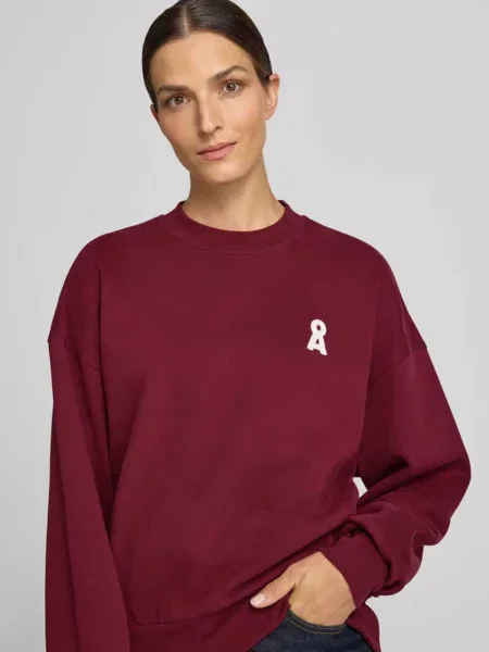 Bluza o kroju oversized z czystej bawełny model ALIZAA' Armedangels