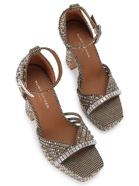 Kurt Geiger London босоніжки на каблуку Crystal Strap Platform