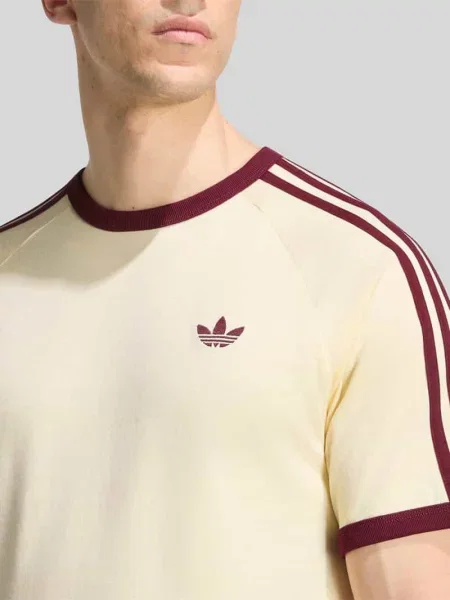 T-shirt o kroju regular fit z czystej bawełny model Adidas Originals biała