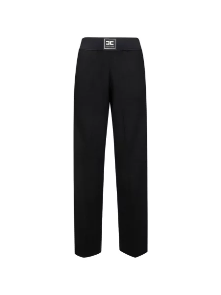 Pantaloni Elisabetta Franchi cu dungi negru