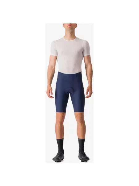 Spodenki rowerowe Castelli Espresso bez szelek ciemnoniebieskie XS niebieskie