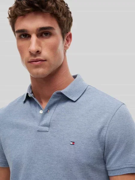 Koszulka polo o kroju regular fit z mieszanki bawełny Tommy Hilfiger