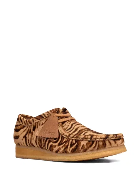 Gležnjače desert Clarks Originals s printom s uzorkom tigra smeđa