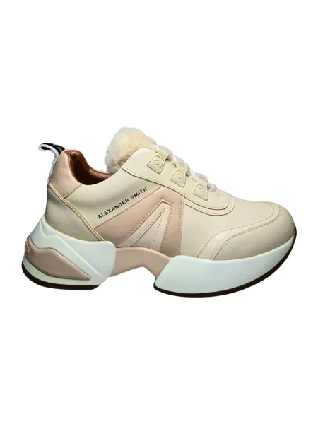 Sneakersy Alexander Smith skórzane białe