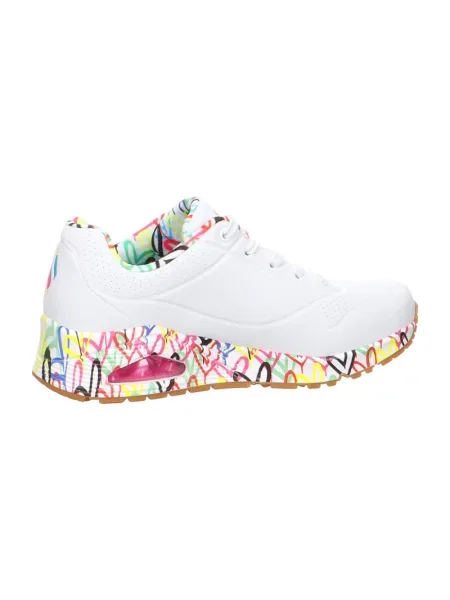 Sneakersy Skechers skórzane białe