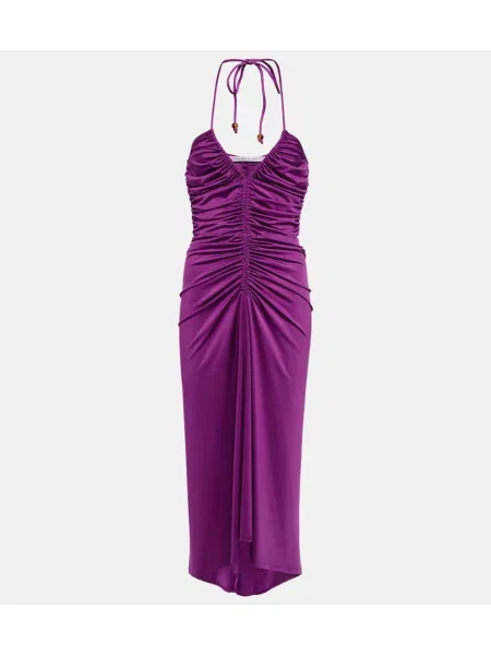 Rochie midi Veronica Beard până la genunchi de costum violet