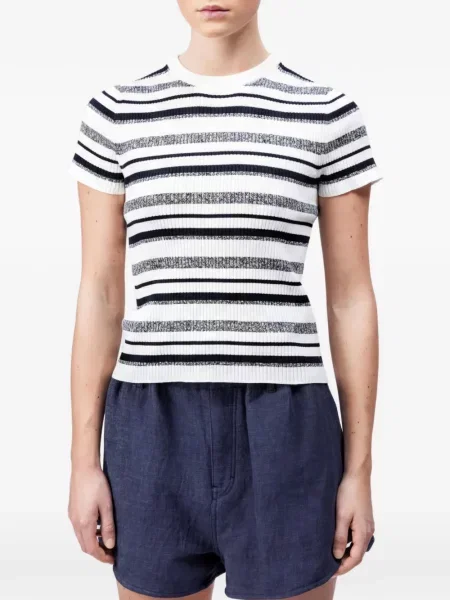 Tricou Drykorn tricotate albastru