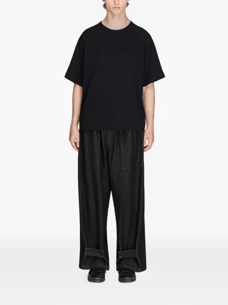 Blugi Y-3 cu bretele negru