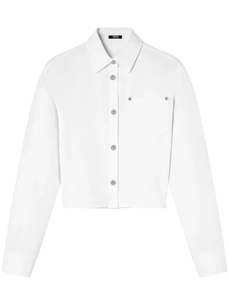Cămașă din denim Versace alb