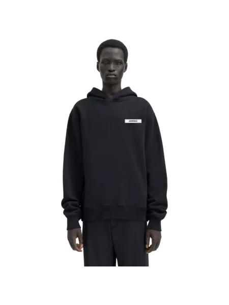 Mikina s kapucí Jacquemus černá