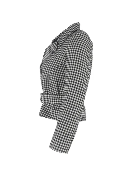 Sacou Mcq în carouri negru