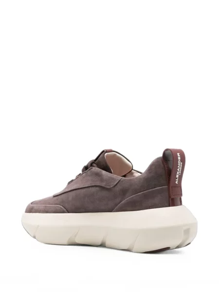 Sneakerși Alexander Smith din piele de căprioară chunky maro