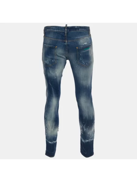 Blugi Dsquared2 zdrențuiți albastru