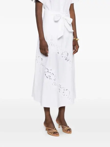 Rochie midi Twinset cu autograf alb
