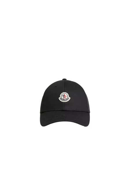 Czapka z daszkiem Moncler czarna