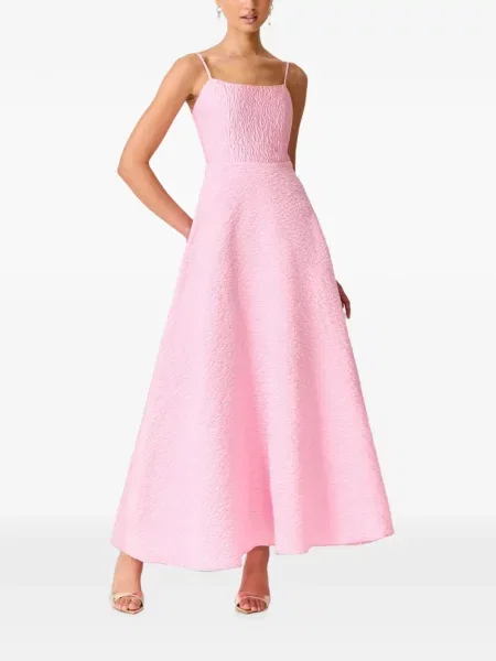 Rochie maxi Elliatt evazată roz