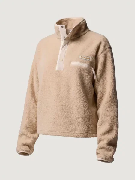 Bluza Kobieta COLUMBIA Helvetia™ II Cropped Half Snap Fleece beżowa