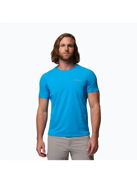 Tricou pentru bărbați Columbia Diamond Peak Pro compass blue albastru