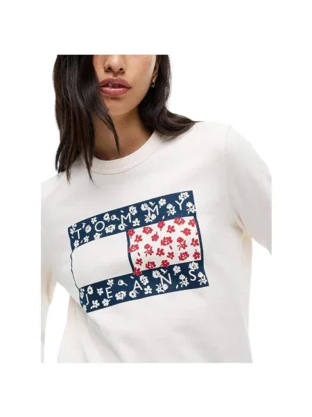 Mikina Tommy Hilfiger béžová