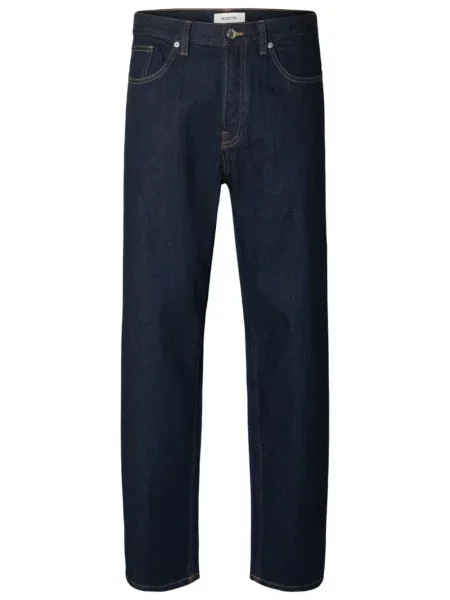 Pantaloni Selected albastru