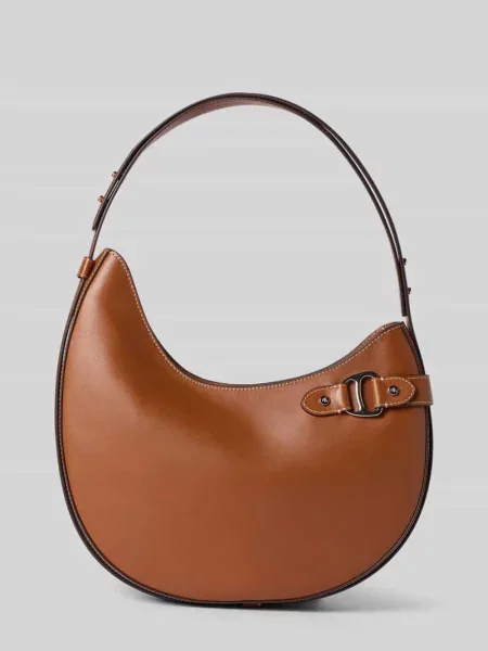 Lauren Ralph Lauren torebka skórzana brązowy