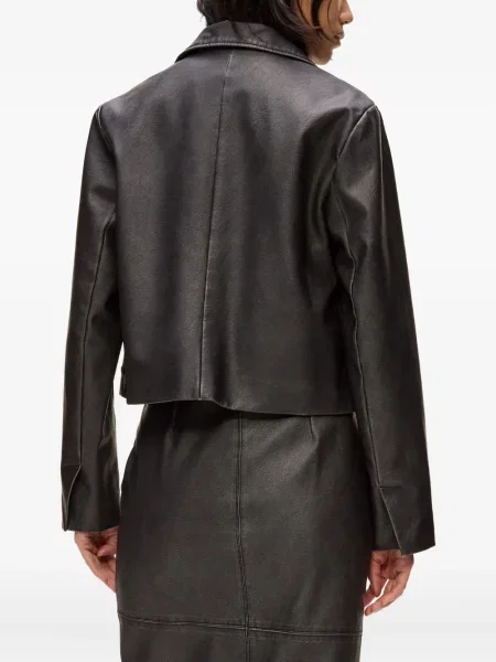 Sacou Karl Lagerfeld Jeans zdrențuiți negru