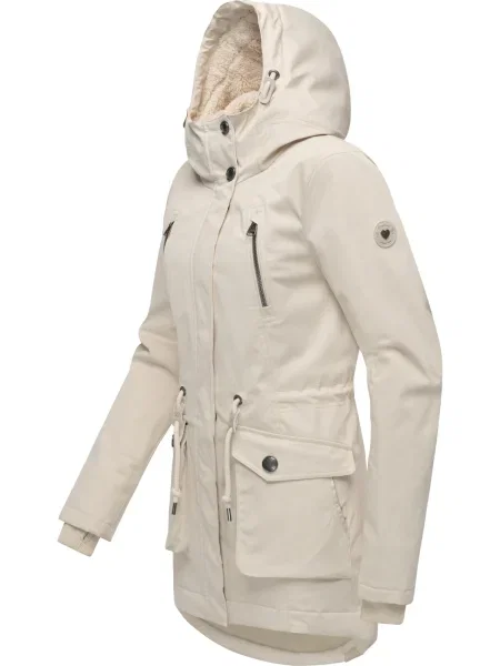 Ragwear Palton de iarnă Ellsa ecru