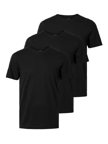 SELECTED HOMME Tricou SLHCORMAC' negru