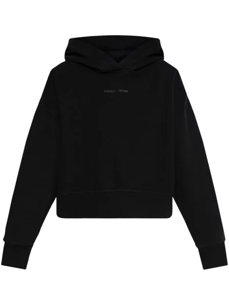 Bluza z kapturem Canada Goose z nadrukiem czarna