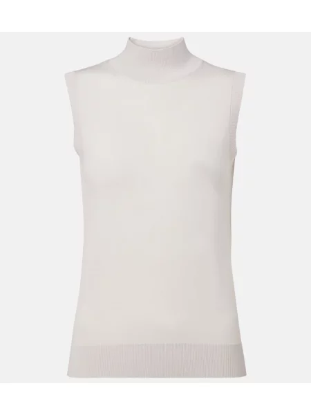Pulover 's Max Mara de lână alb