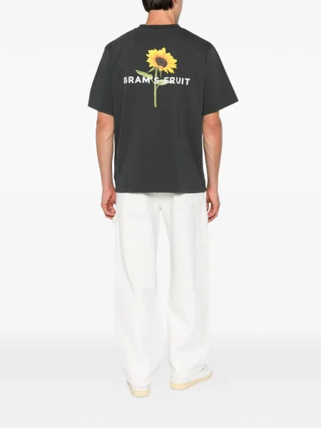 Tricou Bram’s Fruit cu imagine gri