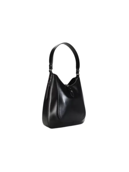 Torebka hobo Isabel Marant skórzana czarna