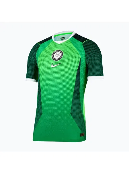 Tricou de fotbal pentru bărbați Nike Nigeria Match Home pine green/electric green/white alb