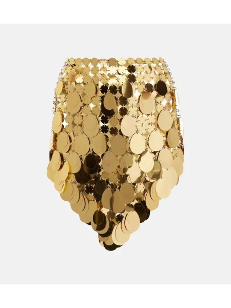 Fustă Rabanne auriu