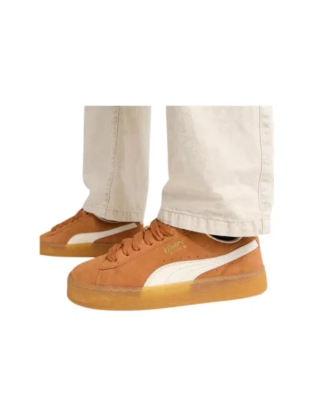 Semišové tenisky Puma Suede hnedá