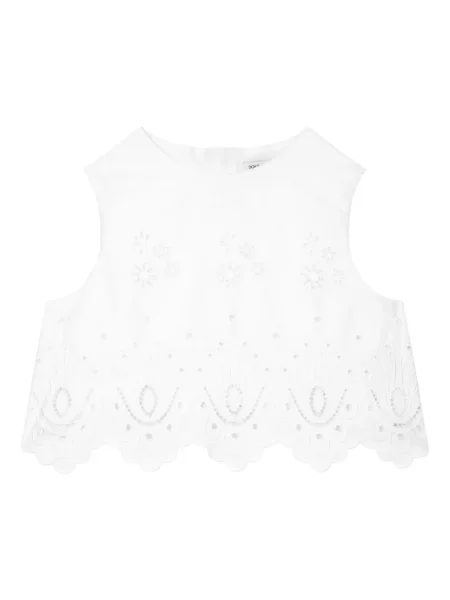 Dětské top Dolce & Gabbana bílý