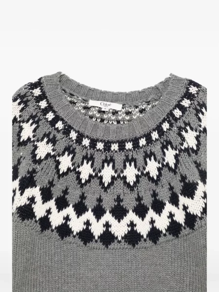 Sweter dziecięcy Chloe szary