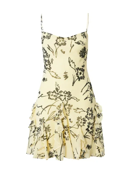 TOPSHOP Rochie de vară galben negru
