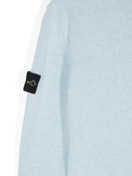 Sweter dziecięcy Stone Island niebieski