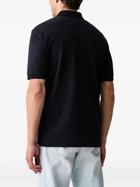 Pólóing Armani Exchange autogrammal kék
